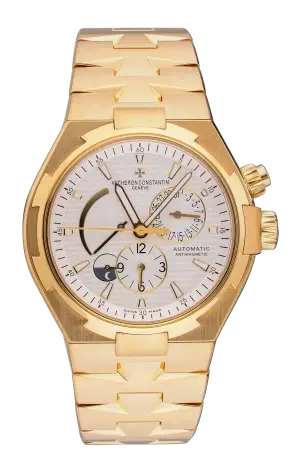 Vacheron Constantin Overseas Dual Time 18K Yellow Gold Men's Watch
