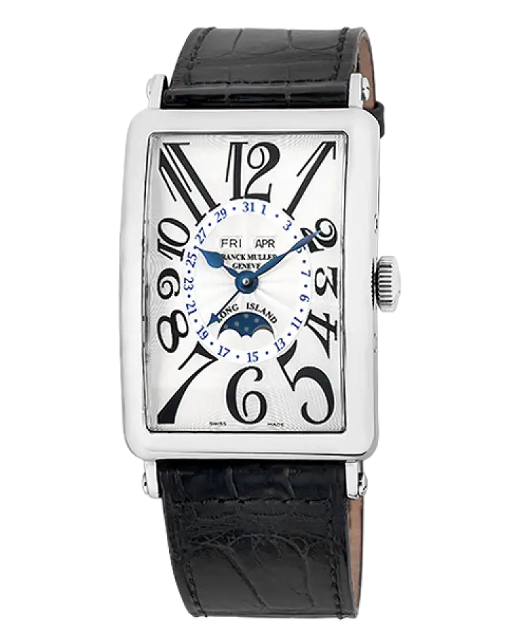 Franck Muller Long Island Master Calendar 18K White Gold Men's Watch