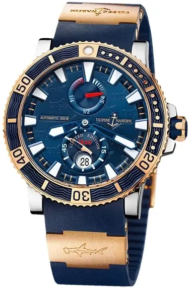Ulysse Nardin Maxi Marine Diver Hammerhead Shark 18K Rose Gold & Titanium