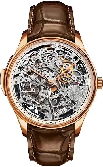 IWC Portuguese Minute Repeater Skeleton 18K Rose Gold Men's Watch