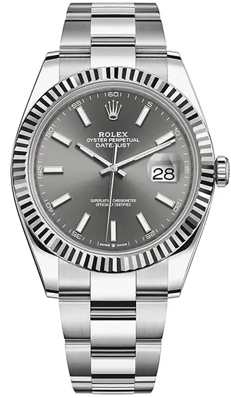Rolex Datejust 41 Stainless Steel & 18K White Gold Men's Watch