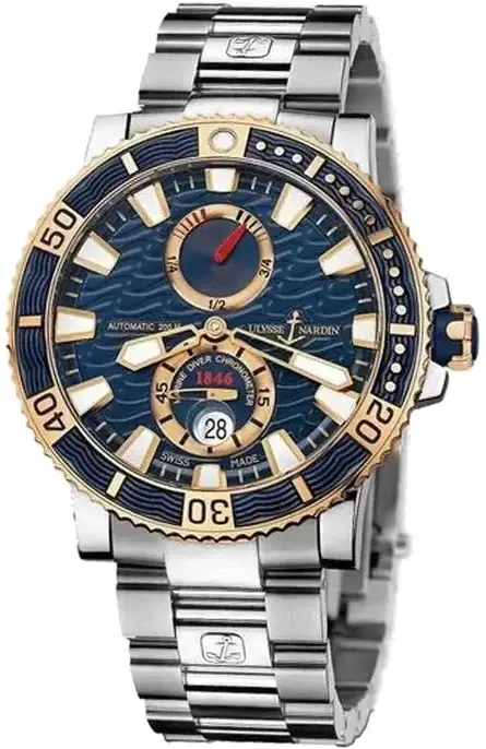 Ulysse Nardin Maxi Marine Diver Titanium and 18K Rose Gold Men's Watch