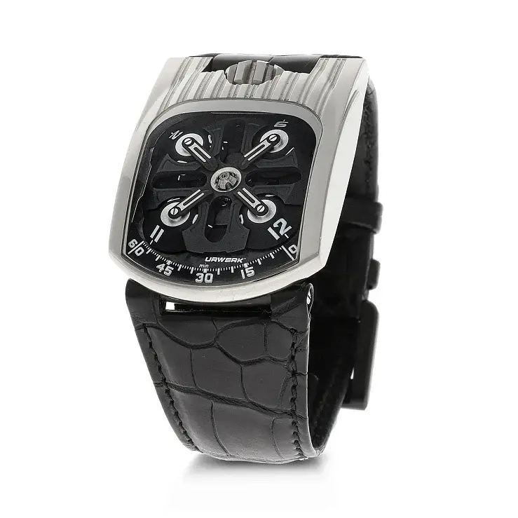 Urwerk Ur 103 Tarantula 18K White Gold Men's Watch