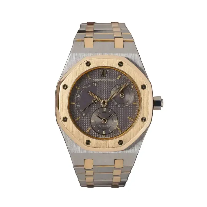 Audemars Piguet Royal Oak Dual Time Stainless Steel and 18K Yellow