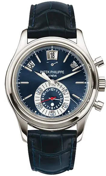 Patek Philippe Annual Calendar Chronograph 18K White Gold Men's Watch