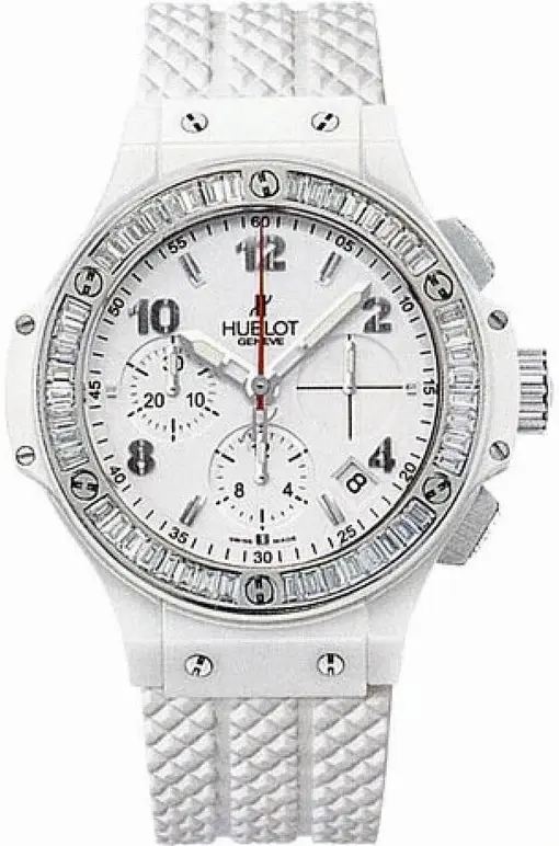 Hublot Big Bang White Ceramic & Diamonds Lady's Watch