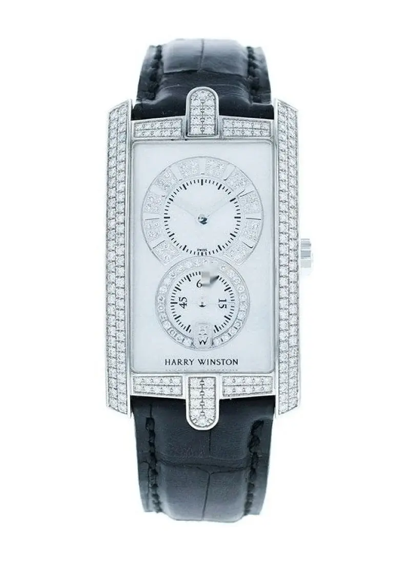 Harry Winston Avenue C 18K White Gold & Diamonds Lady's Watch