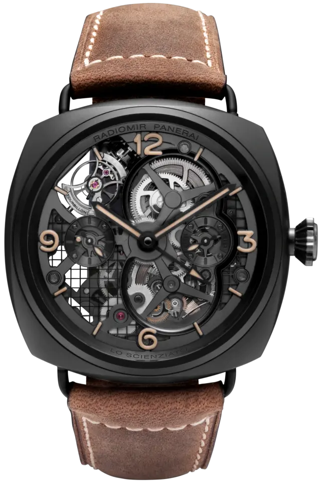 Panerai Radiomir Lo Scienziato Tourbillon GMT Ceramic Men's Watch