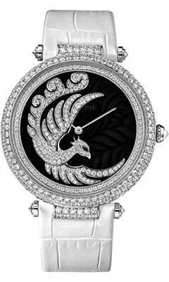 Cartier Feminine Complications Envol dun Phoenix 18K White Gold &