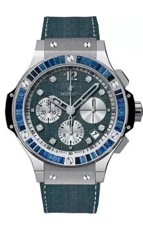 Hublot Big Bang Chronograph Stainless Steel & Sapphires Men's Watch