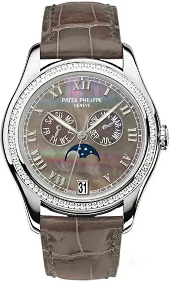 Patek Philippe Complications Annual Calendar 18K White Gold & Diamonds
