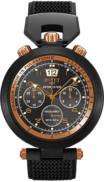 Bovet Amadeo Sportster Fleurier Saguaro Chronograph black DLC Stainless