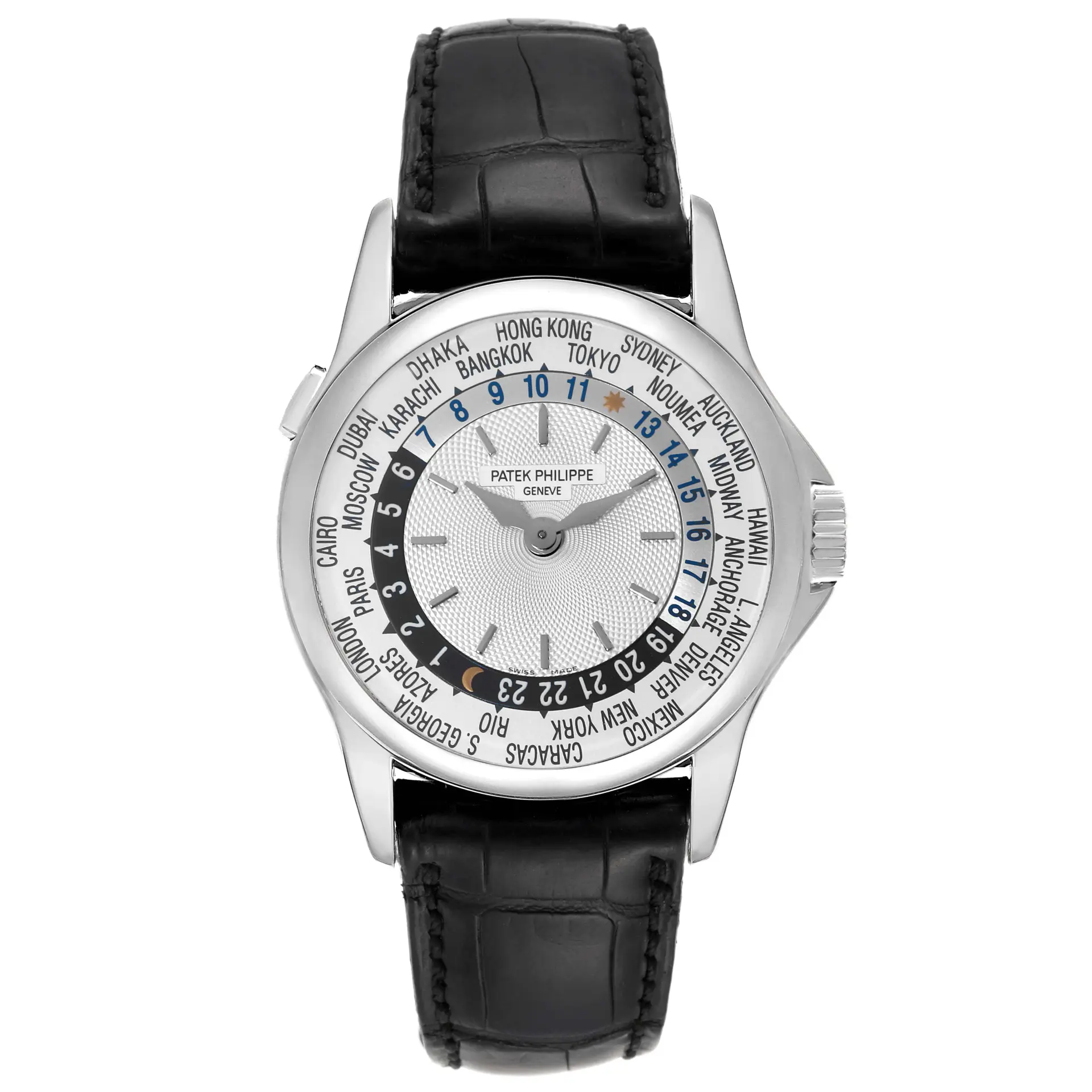 Patek Philippe World Time Automatic 18K White Gold Men’s Watch