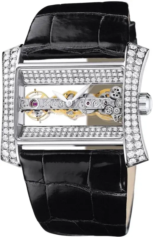 Corum 18K White Gold & Diamonds Lady's Watch