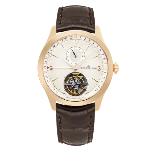 Jaeger-LeCoultre Master Control Tourbillon Dualtime 18K Rose Gold Men’s Watch