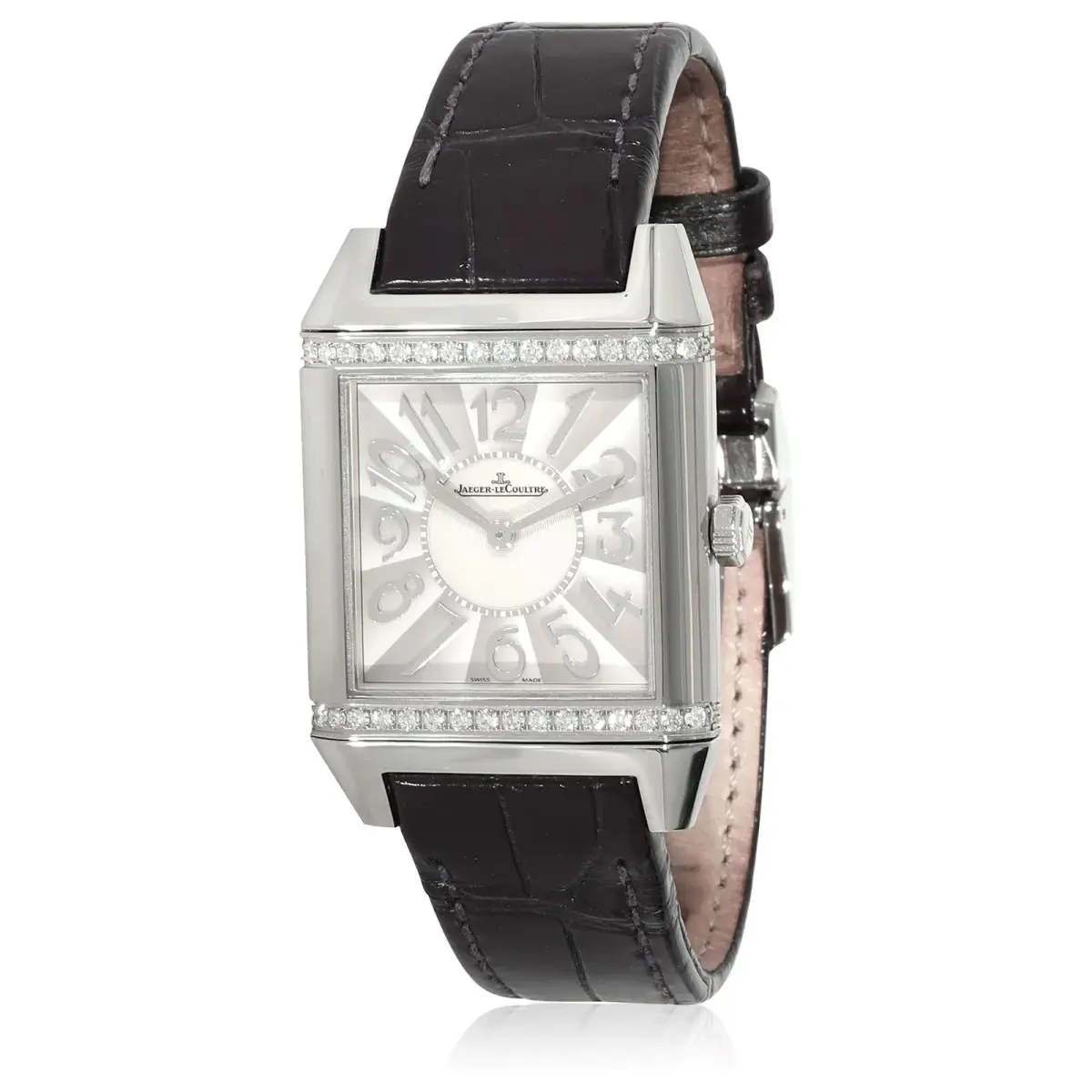 Jaeger-LeCoultre Reverso Squadra Stainless steel & Diamonds Lady's Watch
