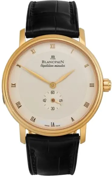 Blancpain Villeret Répétition Minutes 18K Rose Gold Men's Watch