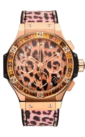 Hublot Big Bang 41 mm Leopard 18K Rose Gold & Andalusites Lady's Watc