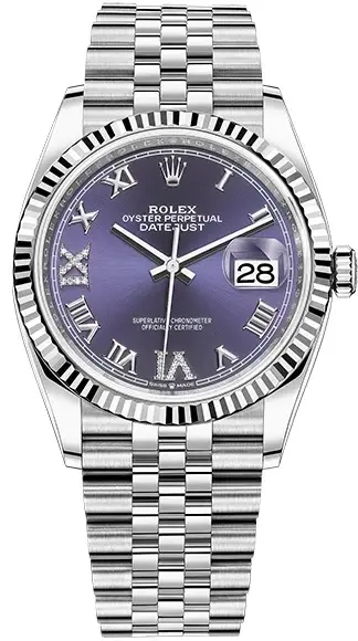Rolex Datejust Stainless steel & 18K White Gold Unisex Watch