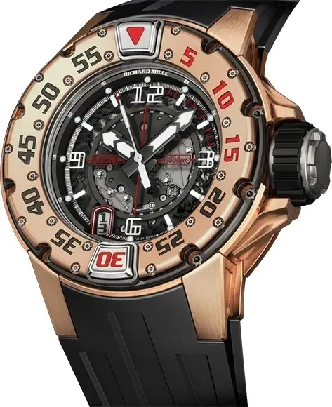 Richard Mille RM 028 Diver Rose Gold Men's Watch