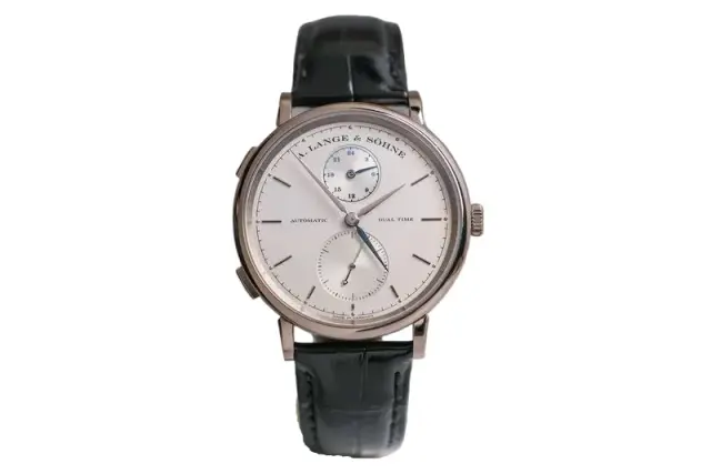 A. Lange & Söhne Saxonia Dual Time 18K White Gold Men’s Watch