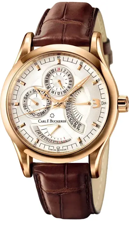 Carl F. Bucherer Manero Retro Grade 18K Rose Gold Men's Watch