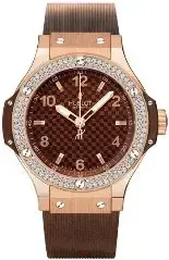 Hublot Big Bang 38mm 18K Rose Gold & Diamonds Ladies Watch