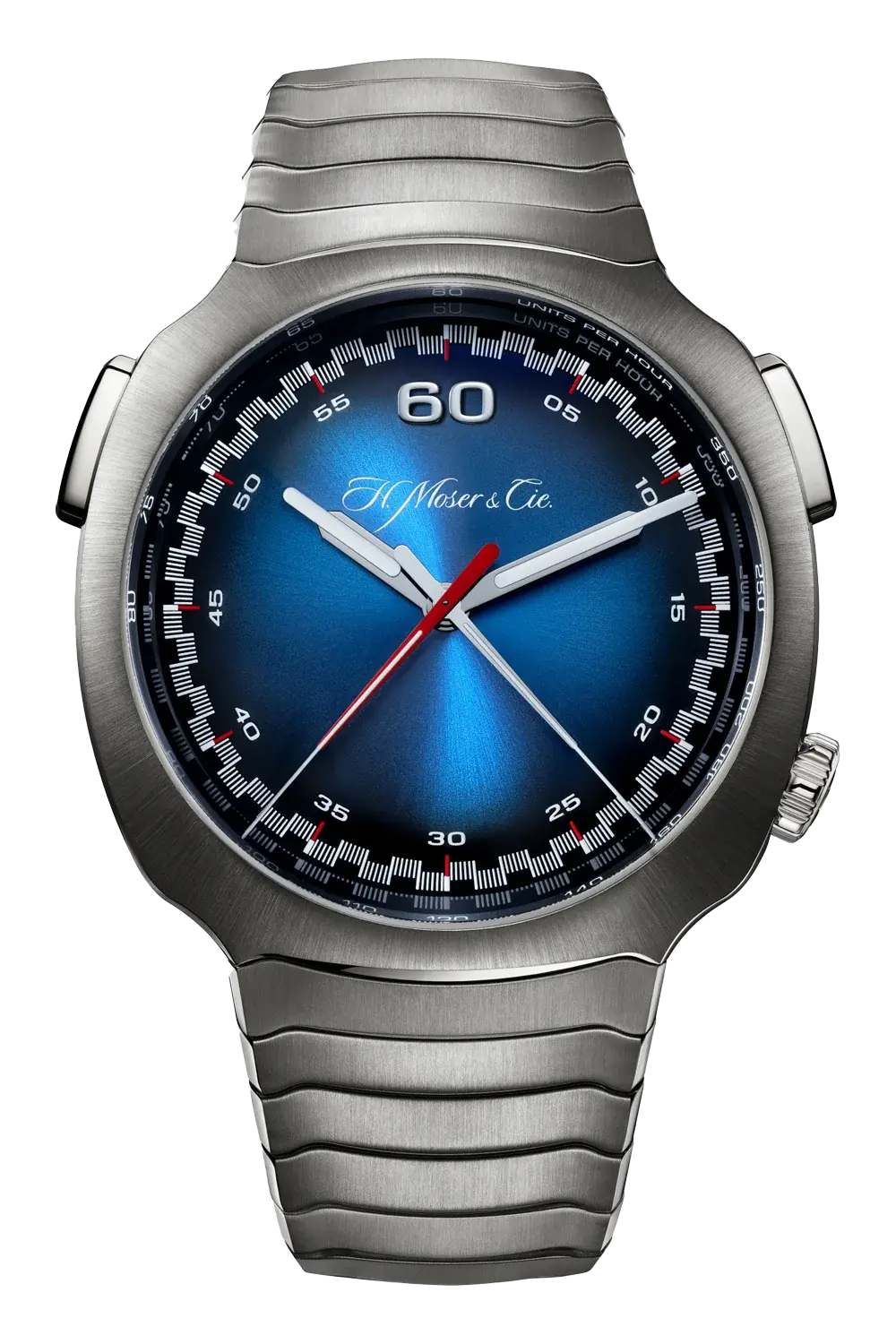 H. Moser & Cie. Streamliner Flyback Chronograph Automatic Funky Blue