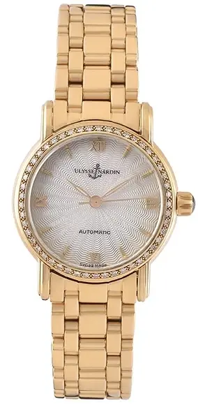 Ulysse Nardin San Marco Chronometer 18K Yellow Gold & Diamonds Lady's Watch