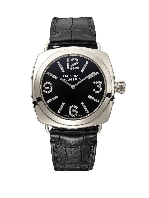 Panerai Radiomir 18K White Gold & Diamonds Unisex Watch