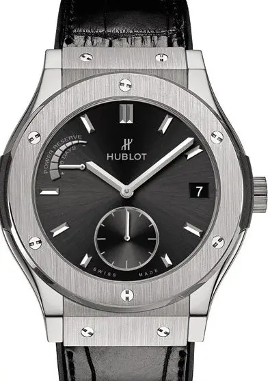 Hublot Classic Fusion Power Reserve 8 Days Titanium Men's Watch