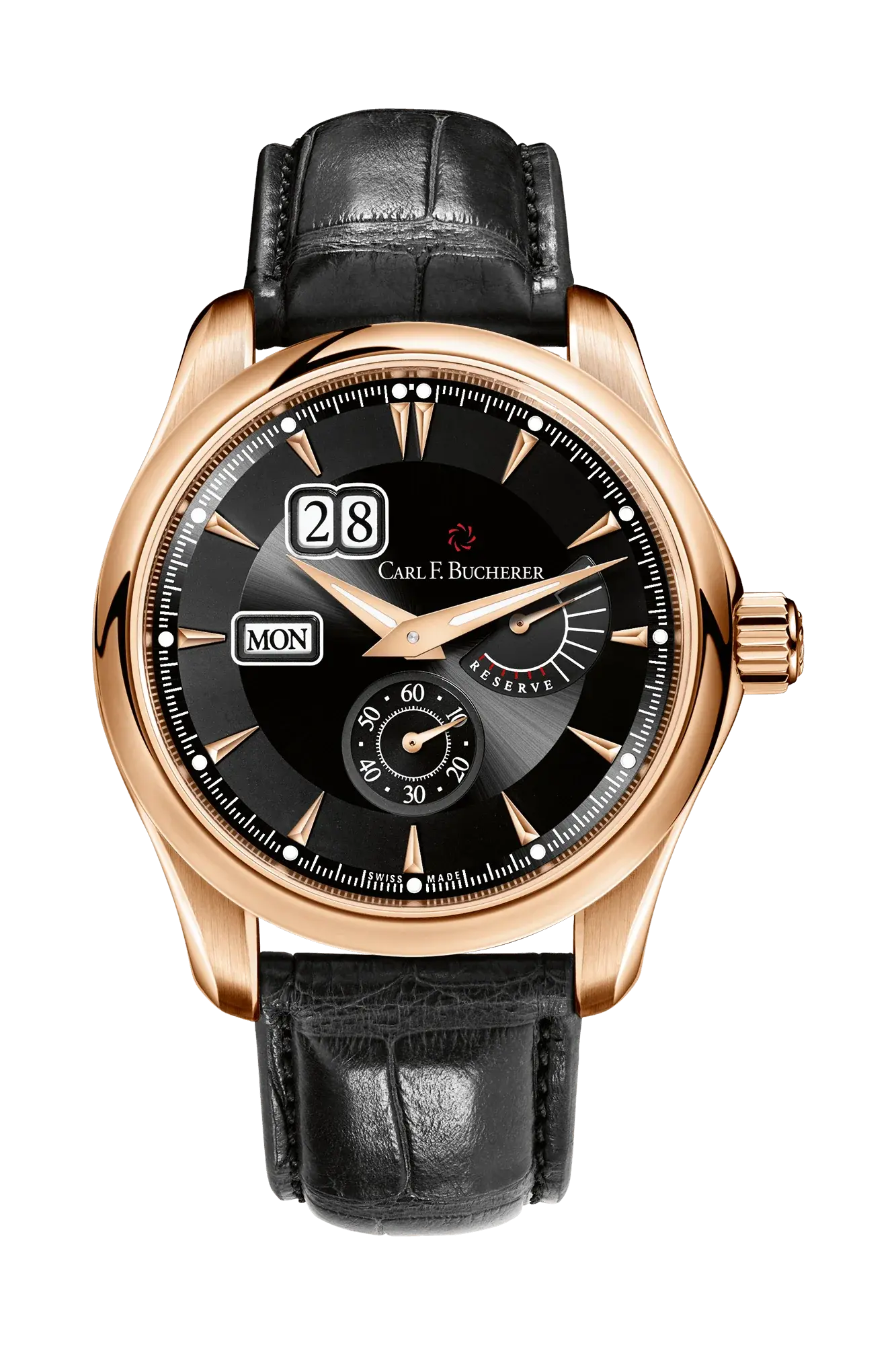 Carl F. Bucherer Manero Power Reserve 18K Rose Gold Men's Watch