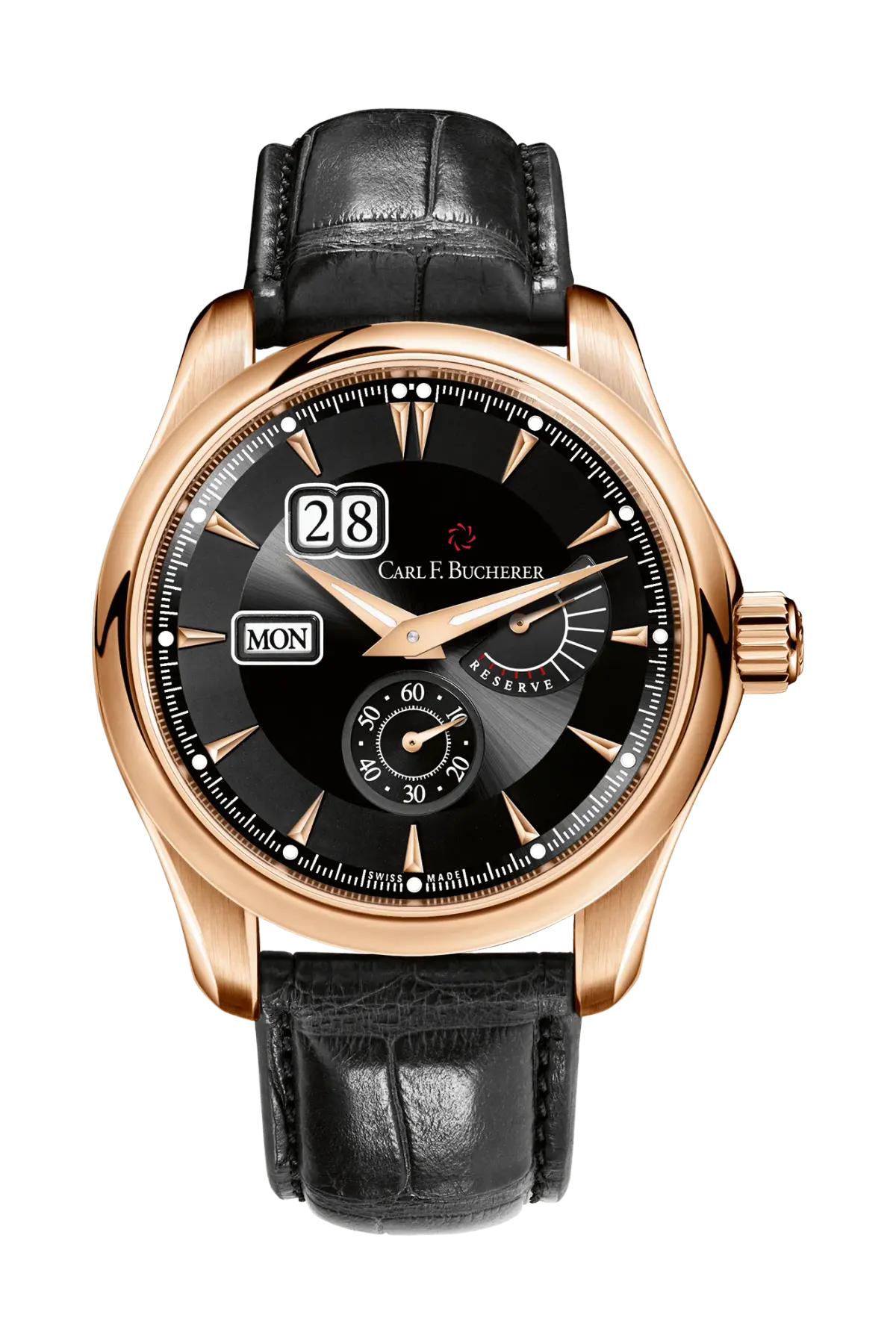 Carl F. Bucherer Manero Power Reserve 18K Rose Gold Men's Watch