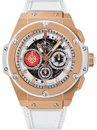 Hublot King Power Porto Servo Costa Esmeralda 18K Rose Gold Men's Watch