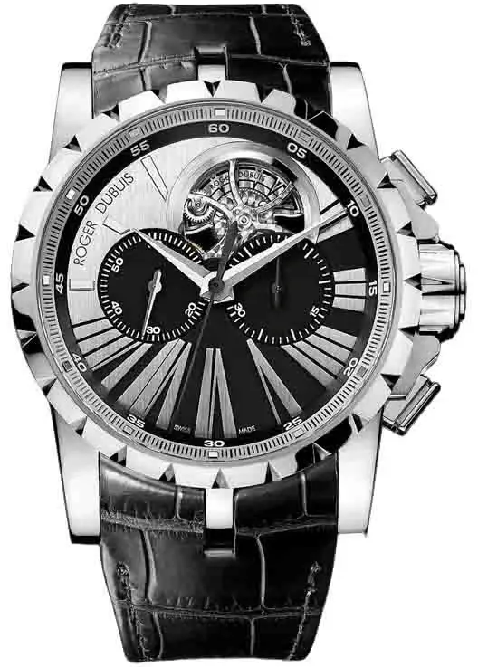 Roger Dubuis Excalibur Chronograph 18K White Gold Men's Watch