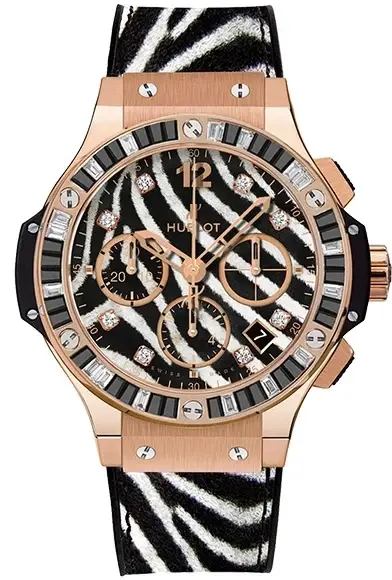 Hublot Big Bang Zebra 41 mm 18K Rose Gold & Diamonds Men's Watch