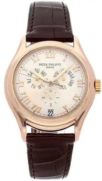 Patek Philippe Complicated Watches Annual Calendar 18K Rose Gold Men's Watch