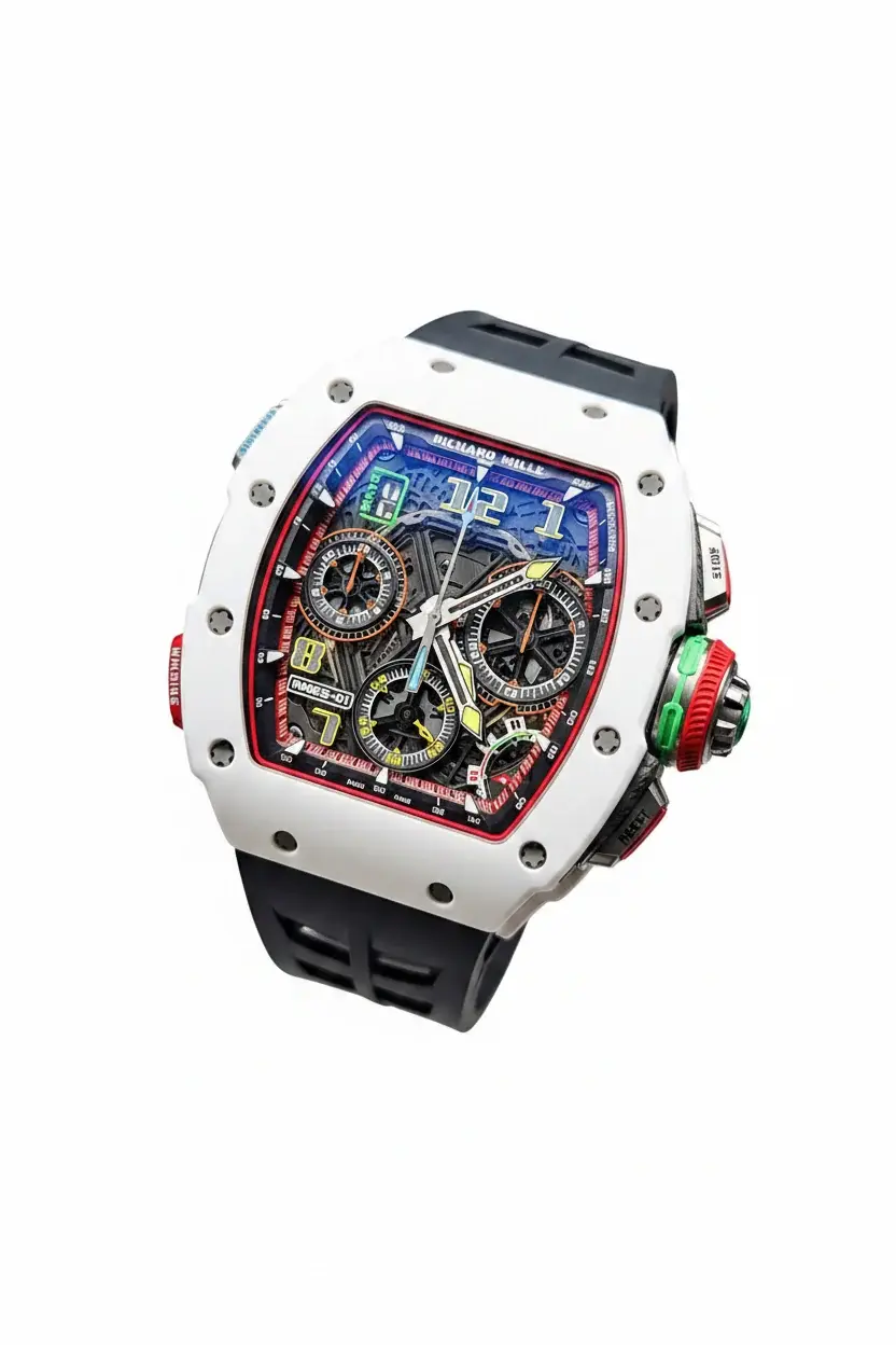 Richard Mille RM 65-01 Automatic Split-Seconds Chronograph White Quartz