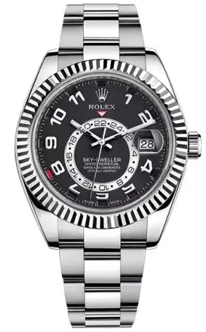 Rolex Sky-Dweller 18K White Gold Men's Watch