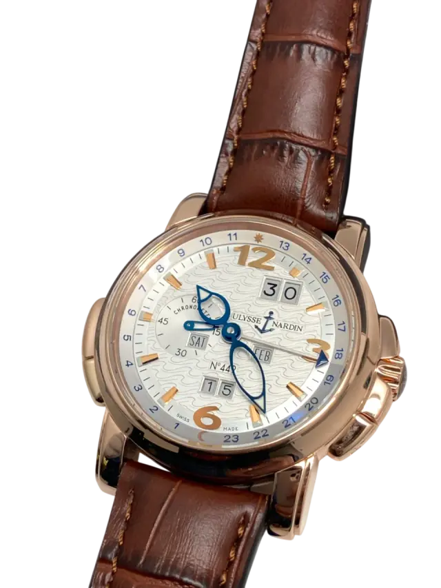 Ulysse Nardin GMT Perpetual Limited Edition 18K Rose Gold Men's Watch