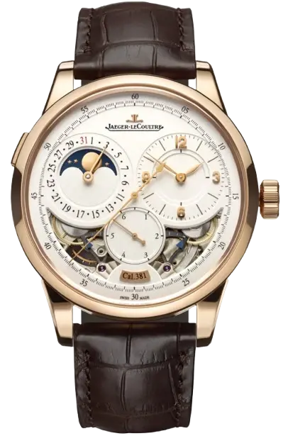 Jaeger-LeCoultre Duometre Quantieme Lunaire 18K Rose Gold Men’s Watch