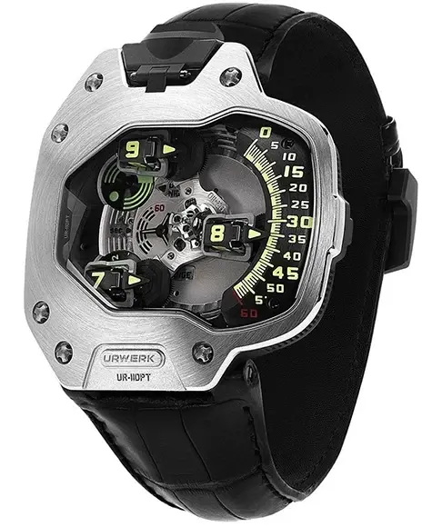 Urwerk UR-110 Titanium & Platinum Men's Watch