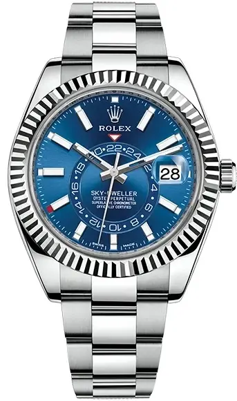 Rolex Sky-Dweller Stainless Steel & 18k White Gold Men's Watch