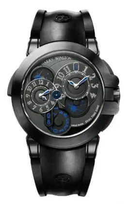 Harry Winston Ocean Dual Time Zalium Men's Watch