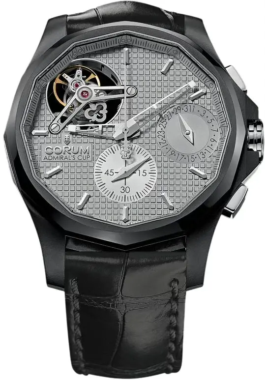 Corum Admirals Cup Seafender Tourbillon Black Titanium Men's Watch