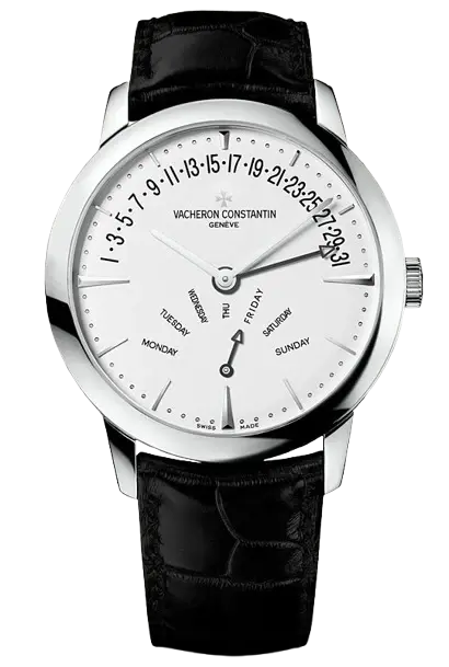 Vacheron Constantin Patrimony Retrograde Day-Date 18K White Gold Men’s Watch