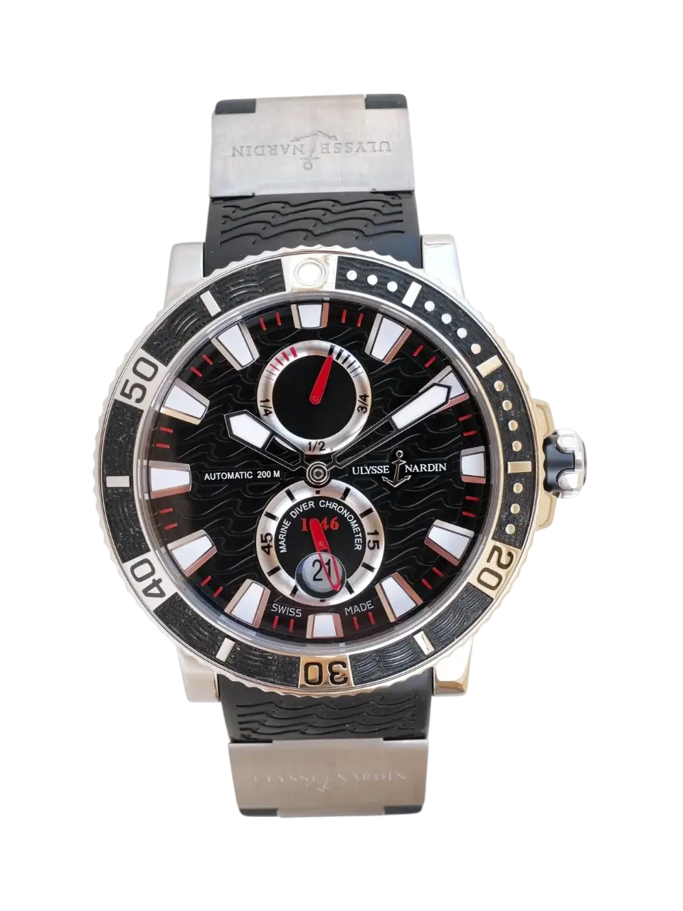 Ulysse Nardin Diver Maxi Marine Titanium & Stainless Steel Men's Watch