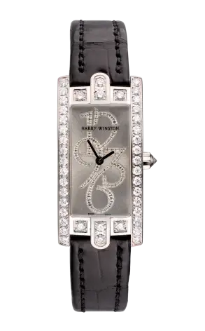 Harry Winston Avenue 18K White Gold & Diamonds Ladies Watch