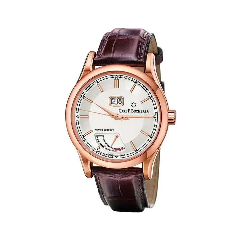 Carl F. Bucherer Manero Big Date Power 18K Rose Gold Men's Watch