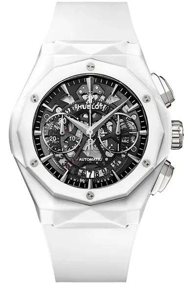 Hublot Classic Fusion Aerofusion Chronograph Orlinski White Ceramic Men's Watch